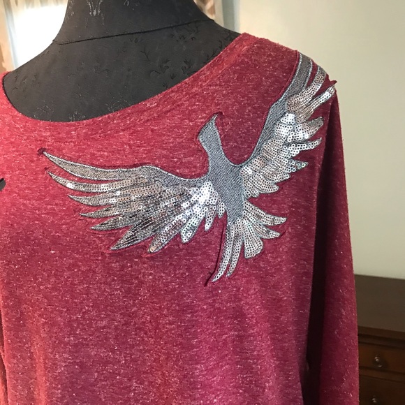 Allen B. by Allen Schwartz⚜️Sequin Bird Design Top - Picture 3 of 8